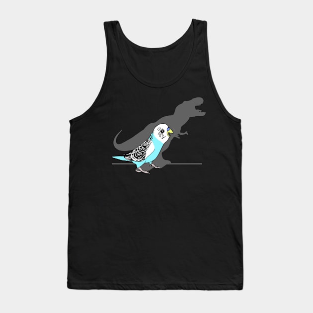 dinosaur shadow - budgie Tank Top by FandomizedRose